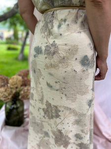 Naturally dyed wool dress